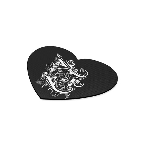 Zodiac - Gemini Heart-shaped Mousepad