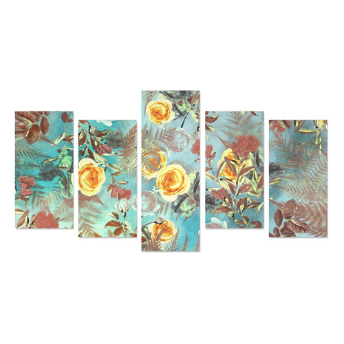 flowers 3 Canvas Print Sets E (No Frame)