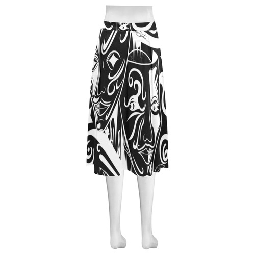 Zodiac - Gemini Mnemosyne Women's Crepe Skirt (Model D16)