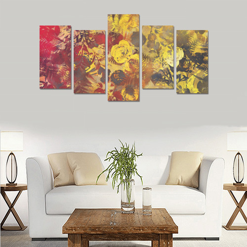 flowers Canvas Print Sets E (No Frame)