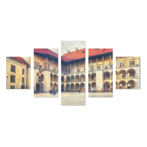 Cracow Krakow city art Canvas Print Sets B (No Frame)