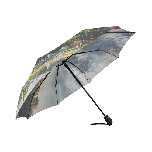 Cracow Krakow city art Auto-Foldable Umbrella (Model U04)