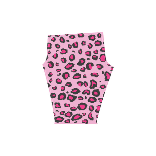 pink cheetah 3 Women's Low Rise Capri Leggings (Invisible Stitch) (Model L08)