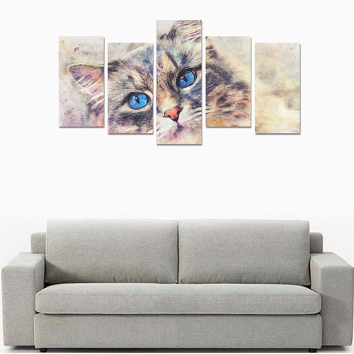 cat Canvas Print Sets E (No Frame)