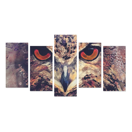 owl Canvas Print Sets E (No Frame)
