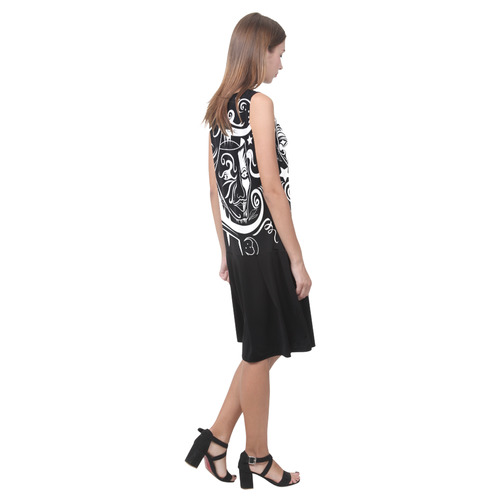 Zodiac - Gemini Sleeveless Splicing Shift Dress(Model D17)