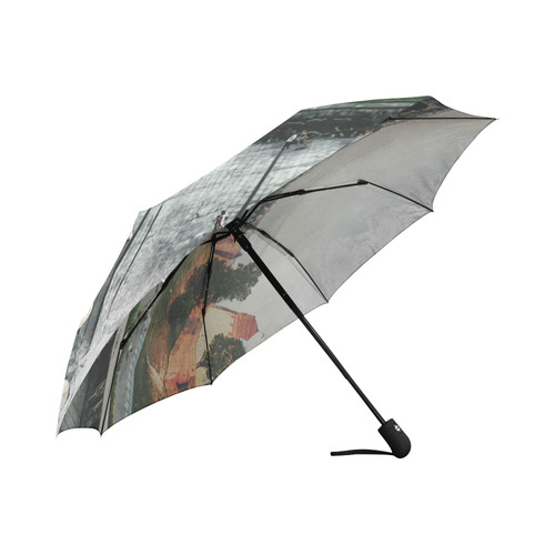 Cracow Krakow city art Auto-Foldable Umbrella (Model U04)