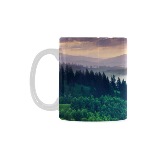 Fantastic morning mountain landscape White Mug(11OZ)