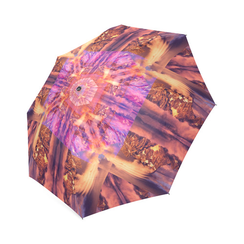 Temple of the Sky God Mandala Foldable Umbrella (Model U01)