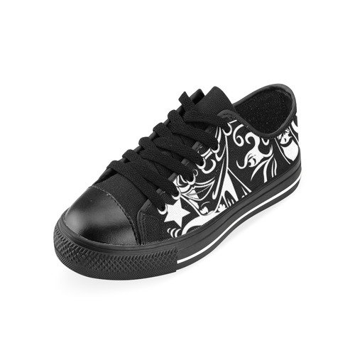 Zodiac - Gemini Men's Classic Canvas Shoes/Large Size (Model 018)