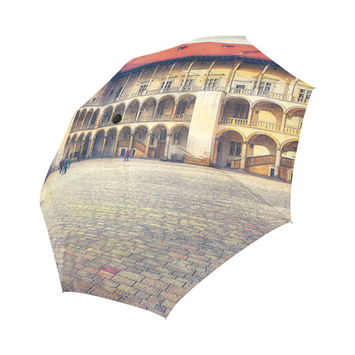 Cracow Krakow city art Auto-Foldable Umbrella (Model U04)