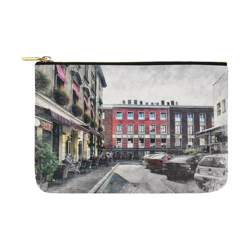 Cracow Krakow city art Carry-All Pouch 12.5''x8.5''