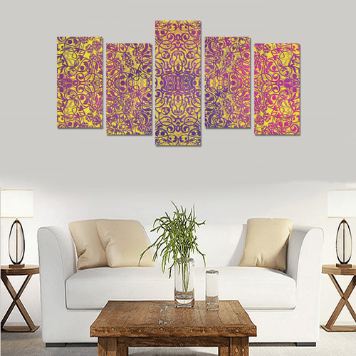 magic mandala Canvas Print Sets E (No Frame)