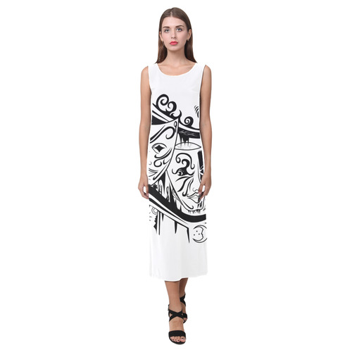 Zodiac - Gemini Phaedra Sleeveless Open Fork Long Dress (Model D08)