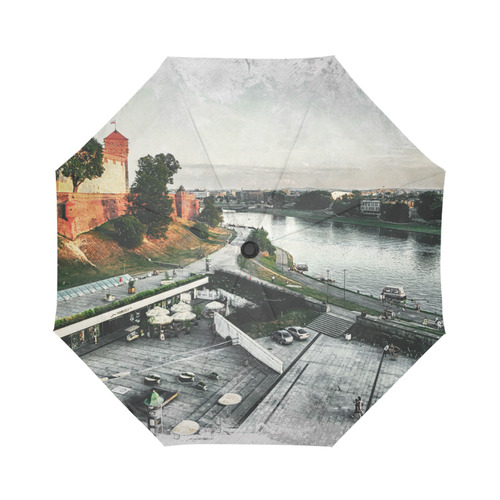 Cracow Krakow city art Auto-Foldable Umbrella (Model U04)