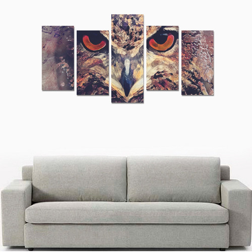 owl Canvas Print Sets E (No Frame)