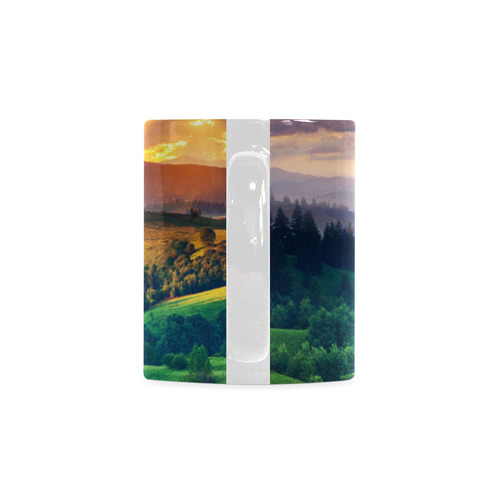 Fantastic morning mountain landscape White Mug(11OZ)