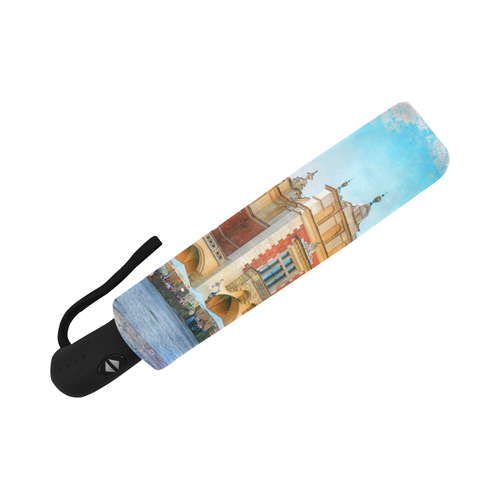 Cracow Krakow city art Auto-Foldable Umbrella (Model U04)