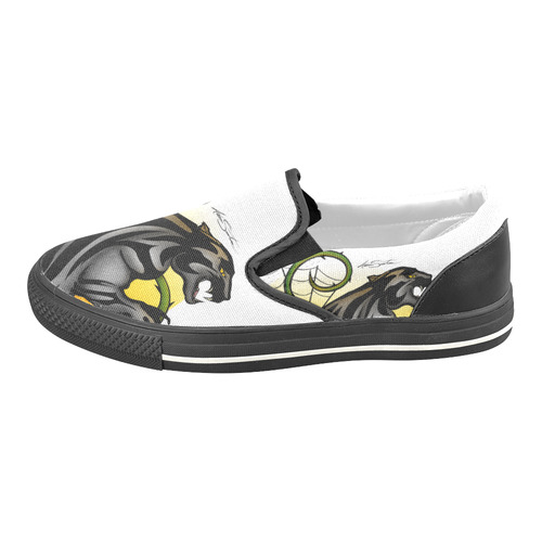 Panther Slip-on Canvas Shoes for Kid (Model 019)