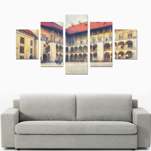 Cracow Krakow city art Canvas Print Sets B (No Frame)