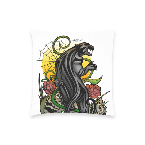 Panther Custom  Pillow Case 18"x18" (one side) No Zipper