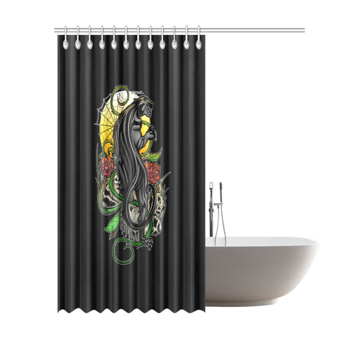 Panther Shower Curtain 69"x84"