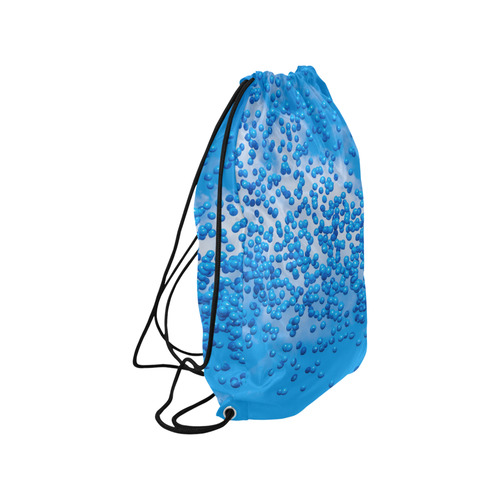 Blue Toy Balloons Flight Air Sky Dream Small Drawstring Bag Model 1604 (Twin Sides) 11"(W) * 17.7"(H)