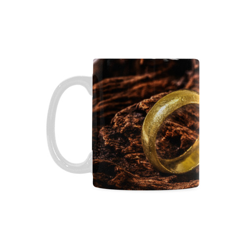 Golden Ring White Mug(11OZ)