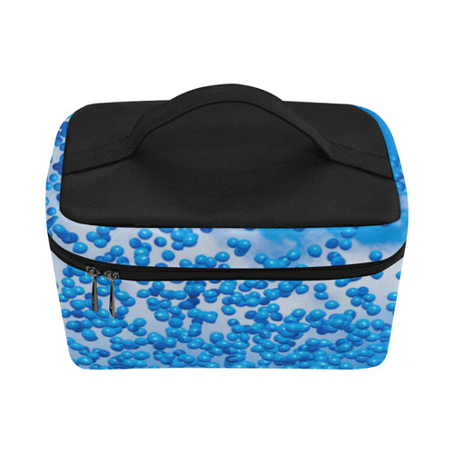 Blue Toy Balloons Flight Air Sky Atmosphere Cool Cosmetic Bag/Large (Model 1658)