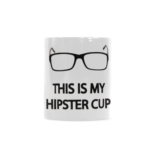 This Is My Hipster Cup, Glasses White Mug(11OZ)