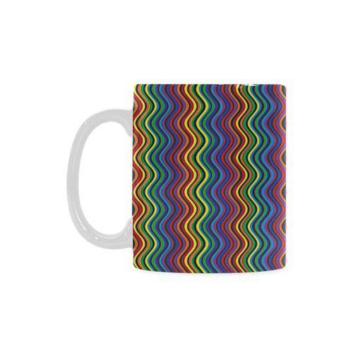 Colorful Curves White Mug(11OZ)