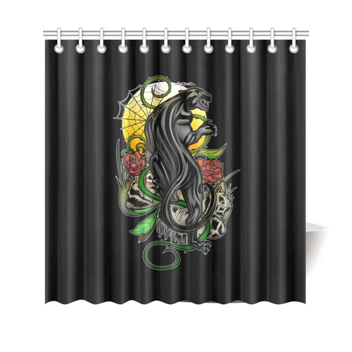 Panther Shower Curtain 69"x70"