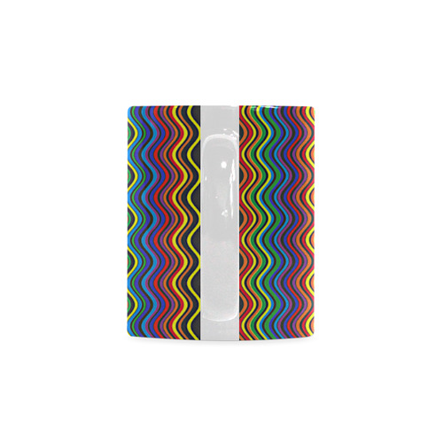 Colorful Curves White Mug(11OZ)