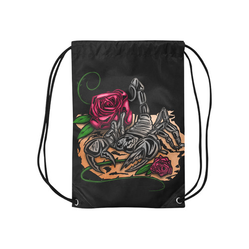 Zodiac - Scorpio Small Drawstring Bag Model 1604 (Twin Sides) 11"(W) * 17.7"(H)