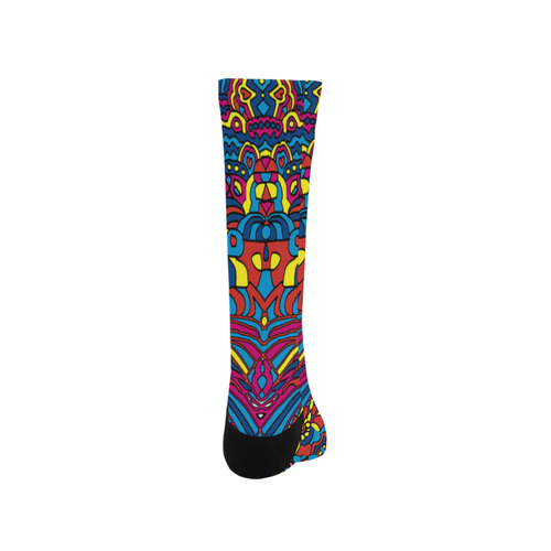 Groovy  Doodle Colorful Art Trouser Socks