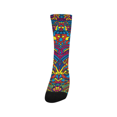 Groovy  Doodle Colorful Art Trouser Socks