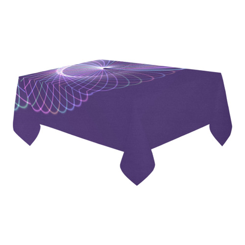 SPiral color Cotton Linen Tablecloth 60" x 90"