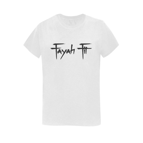 FF Classic Tee Wht Women's T-Shirt in USA Size (Two Sides Printing)