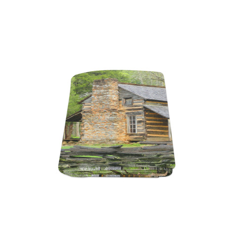 Rustic Log Cabin Blanket 50"x60"