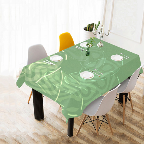 Calm Enchantment Cotton Linen Tablecloth 60" x 90"