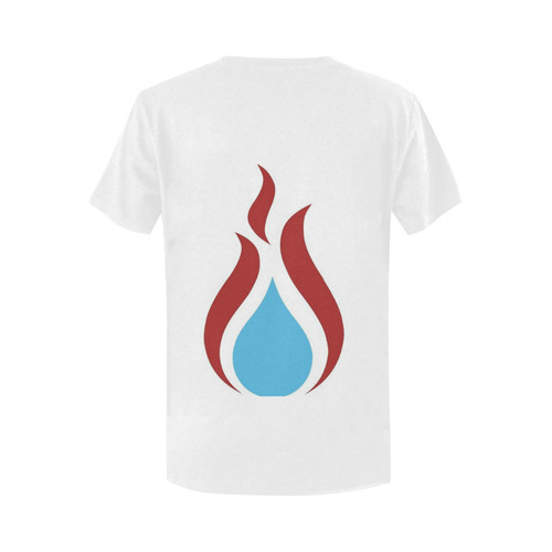 FF Classic Tee Wht Women's T-Shirt in USA Size (Two Sides Printing)