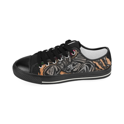 Zodiac - Scorpio Women's Classic Canvas Shoes (Model 018)