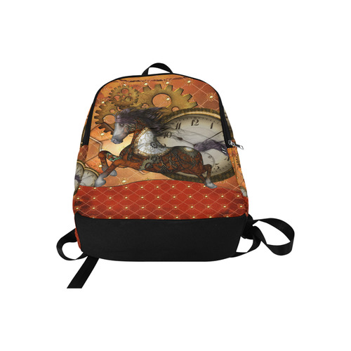 Steampunk, awesome steampunk horse Fabric Backpack for Adult (Model 1659)