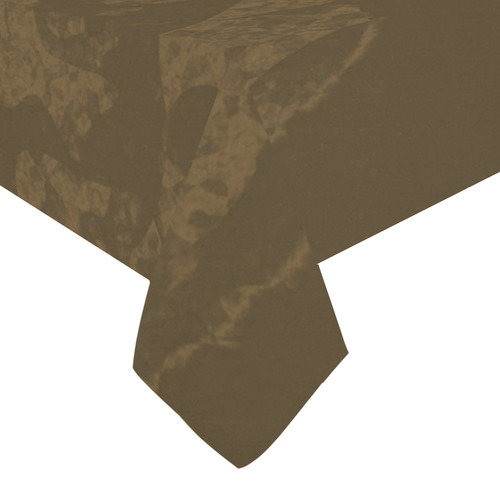 brown 3c 2 Cotton Linen Tablecloth 60" x 90"