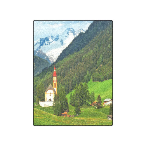Austria Landscape Blanket 50"x60"