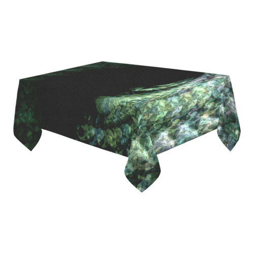 Emerald Light Cotton Linen Tablecloth 60" x 90"