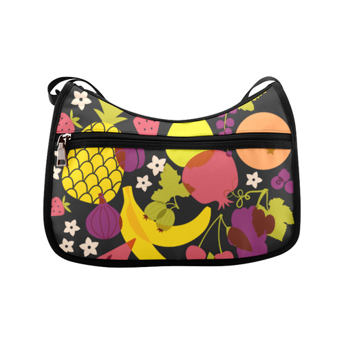 Healthy Fresh Fruits  Pineapple Watermelon Grapes Crossbody Bags (Model 1616)