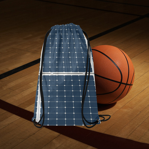 Solar Technology Power Panel Battery Energy Cell Small Drawstring Bag Model 1604 (Twin Sides) 11"(W) * 17.7"(H)