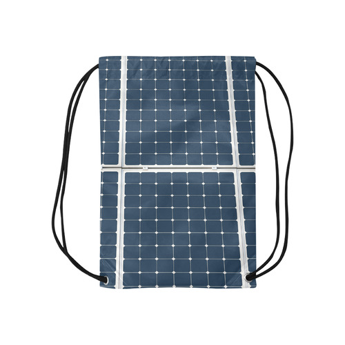 Solar Technology Power Panel Battery Energy Cell Small Drawstring Bag Model 1604 (Twin Sides) 11"(W) * 17.7"(H)