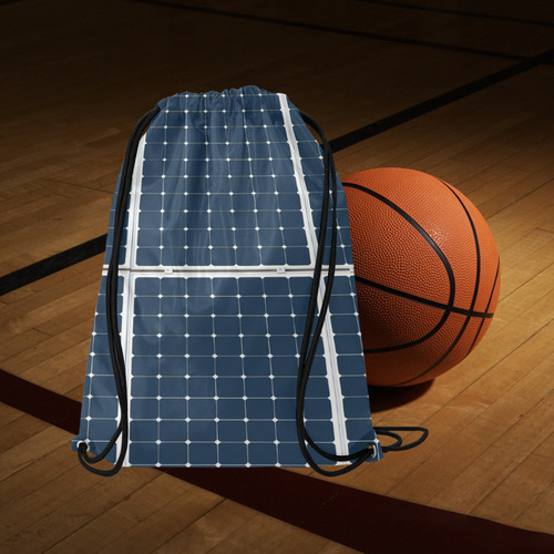 Solar Technology Power Panel Battery Energy Cell Medium Drawstring Bag Model 1604 (Twin Sides) 13.8"(W) * 18.1"(H)